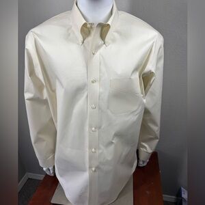 Cream Dress Shirt Brooks Brothers